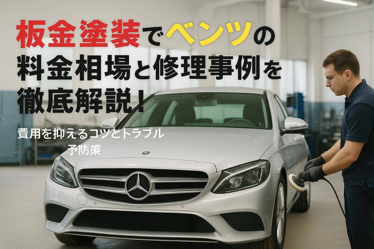 板金塗装でベンツの料金相場と修理事例を徹底解説！費用を抑えるコツとトラブル予防策